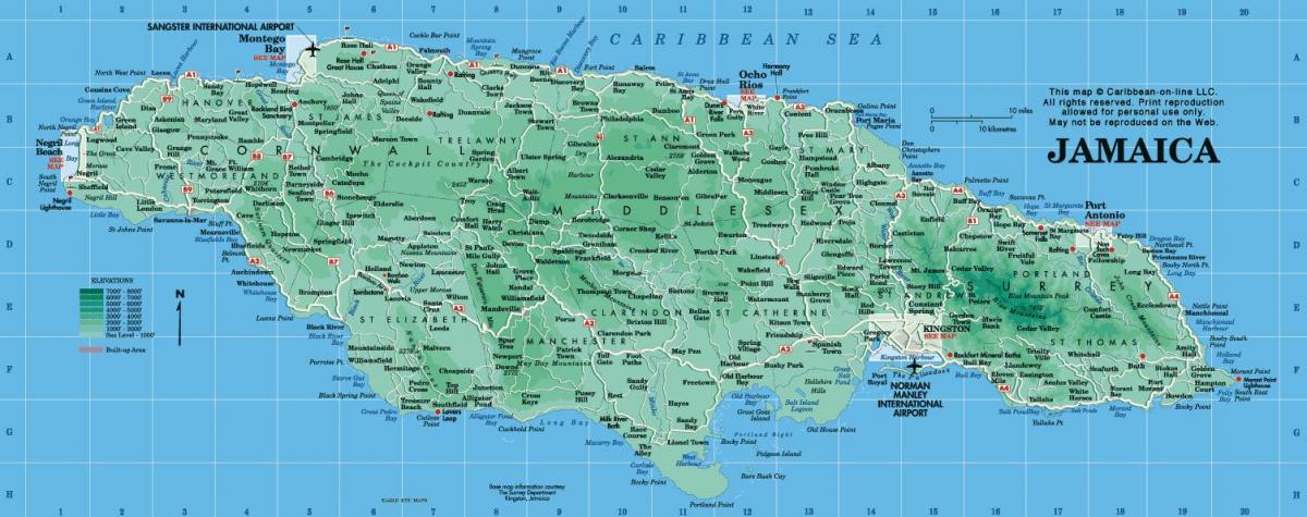 מפה של runaway bay ג ' מייקה