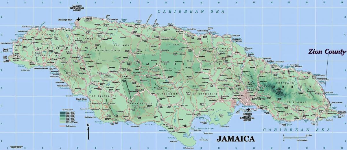 המפה מפורט של ג ' מייקה