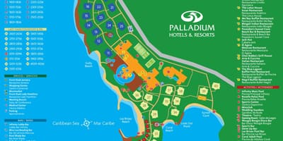 מפה של grand palladium ג ' מייקה resort